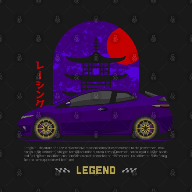 Midnight Racer Purple FN2 JDM by GoldenTuners