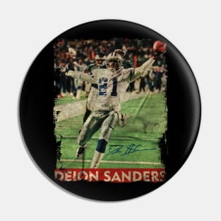 TEXTURE ART-Deion Sanders - RETRO STYLE 4 Pin