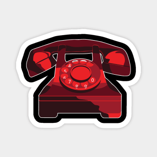 Rotary Dial Red Magnet