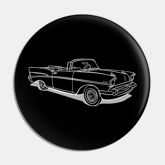 Classic 50's Convertible Pin by aroderick