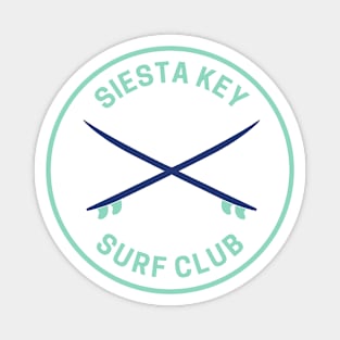 Vintage Siesta Key Florida Surf Club Magnet