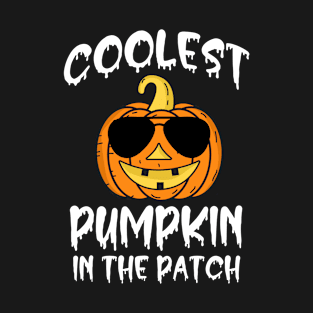 Coolest Pumpkin In The Patch - Pumpkins Halloween T-Shirt