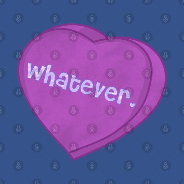 Whatever Candy Heart by RoserinArt