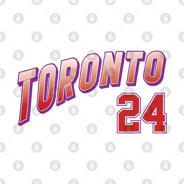 Retro Toronto Number 24 by Cemploex_Art