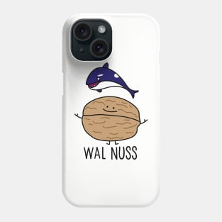 Whale and walnut Phone Case