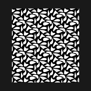 Black and white abstract pattern T-Shirt