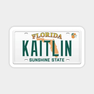 Kaitlin License Plate - FL Magnet