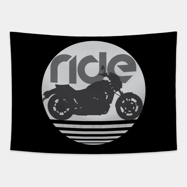 Ride vulcan s cafe sun Tapestry by NighOnJoy