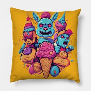 FNAF Fierce Animatronics Tee Pillow