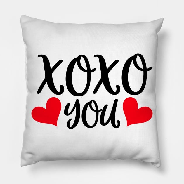 XOXO You Pillow by Coral Graphics