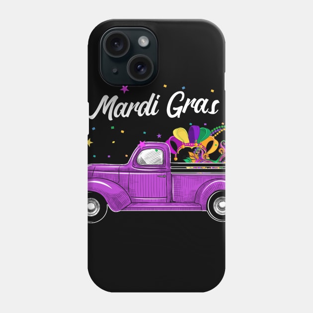 Mardi Gras Truck Mardi Gras Phone Case by Dunnhlpp