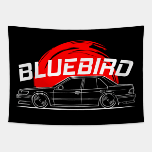 Racing JDM Bluebird Art Tapestry