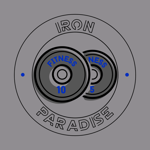 Iron Paradise - T-Shirt by FitnessMotivationWear