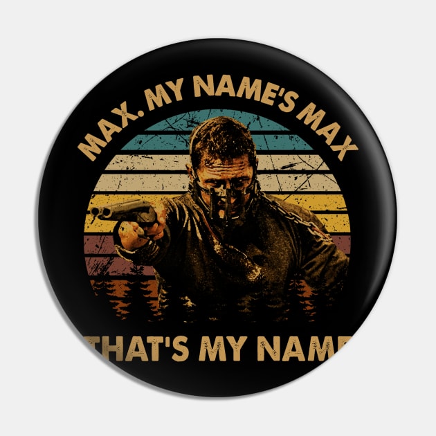 Wasteland Wanderer Mad Character Tribute Shirt Pin by SimoneDupuis