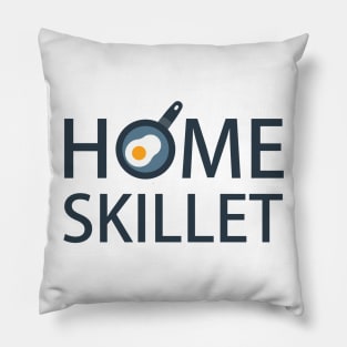 Home Skillet Fried Egg Emoji Pillow