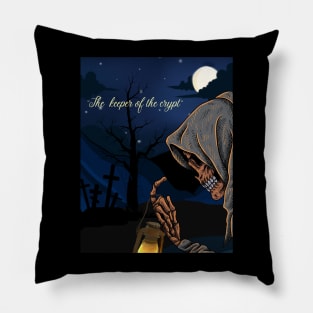 Keeper of the crypt Pillow