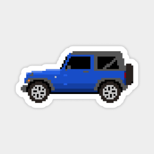 Jeep Wrangler Pixelart Magnet