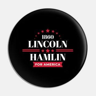 Abe Lincoln 1860 Republican Campaign Pin