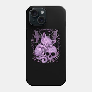 Cat Skull Beliefs Phone Case