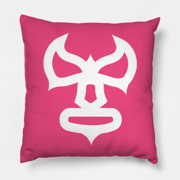 Lucha Mask V1.3 Pillow by C E Richards