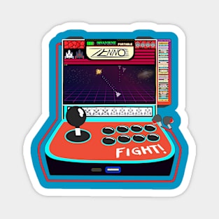 Invad3rDiz Retro Zenno Arcade Magnet