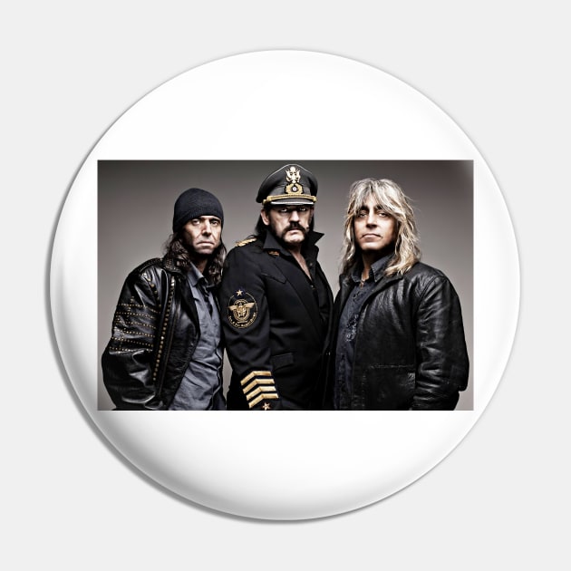 Motörhead Lemmy Kilmister English Rock Band Heavy Metal Speed Metal Hard Rock Pin by ZiggyPrint