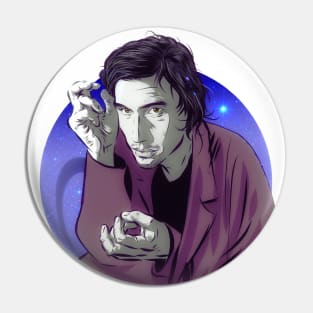 Adam Driver - An illustration by Paul Cemmick Pin