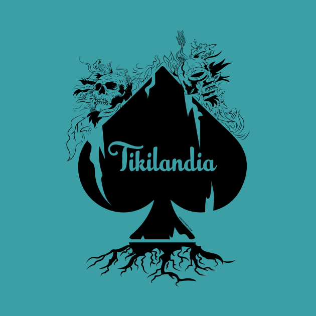 Tikilandia Playing Cards Ace of Spades 1 by zerostreet