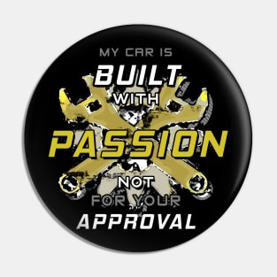 Built With Passion Pin