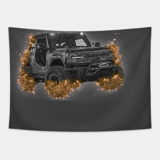 Bronco Gold Tapestry