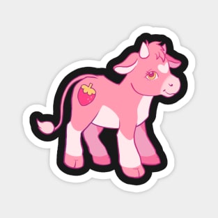 Strawberry Cow Magnet