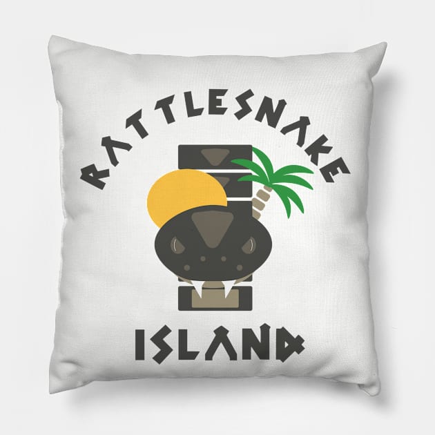 8ts Rattlesnake Island Pillow by kewlwolf8ts