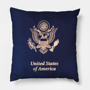 Passport - United States of America Pillow