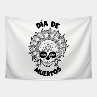 Día de Muertos - Sugar Skull Girl Tapestry