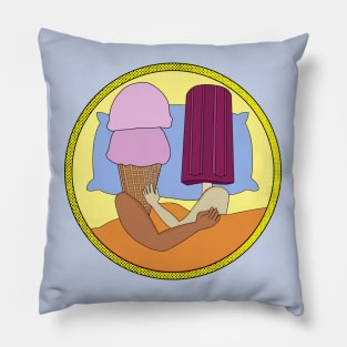 Ice Cream and Popsicle Pillow