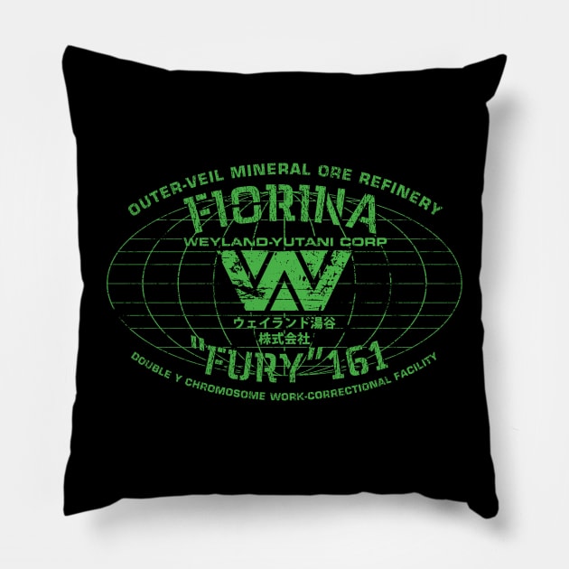 Fiorina Fury 161 Pillow by synaptyx