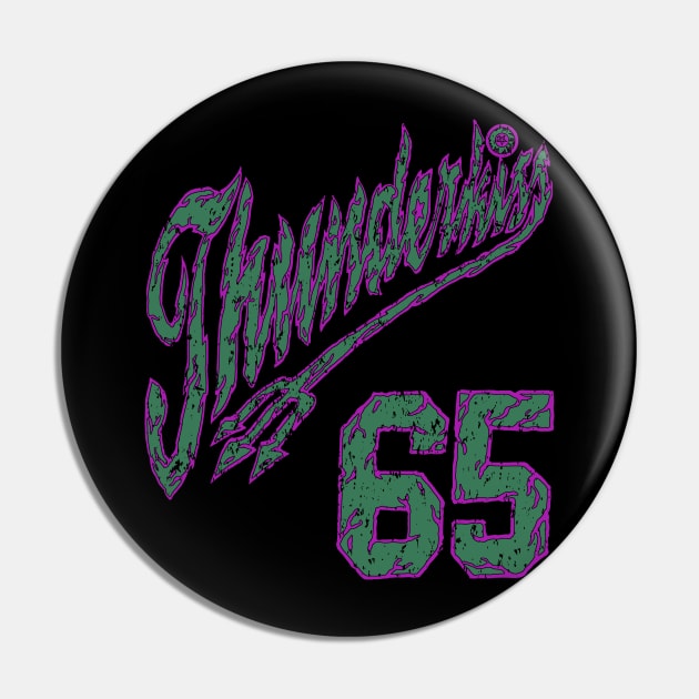 THUNDERKISS 65 GREEN PURPLE Pin by joeyjamesartworx