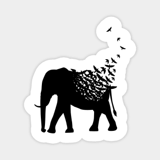 Elephant birds Magnet