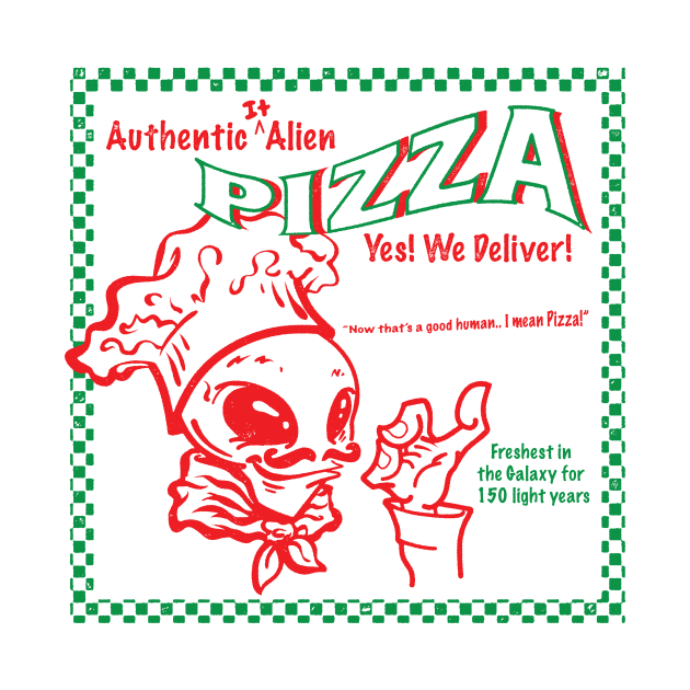 Alien Brothers Pizza by WhalenIllustration