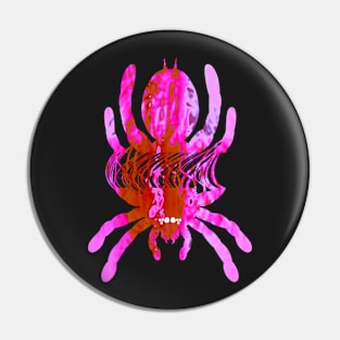 Tarantula Silhouette V74 (Tie Dye) Pin