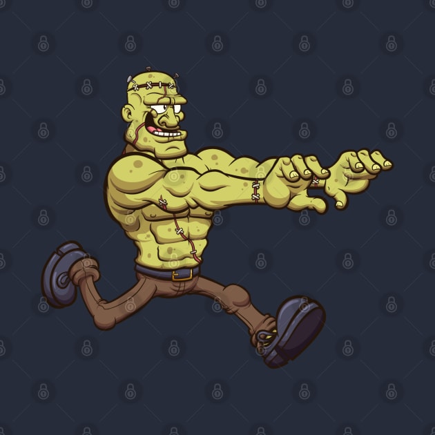 Running Frankenstein Monster by TheMaskedTooner
