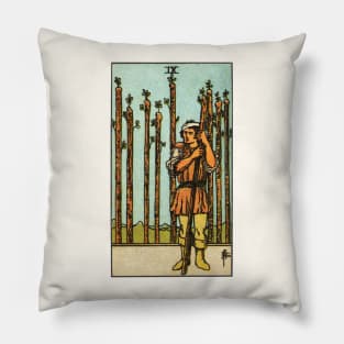 NINE OF WANDS Pillow