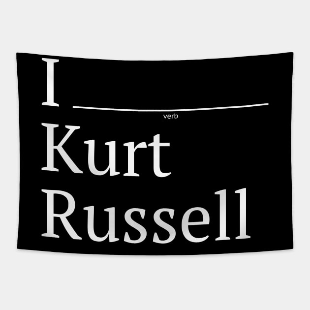 I (verb) Kurt Russell Tapestry by 12&24