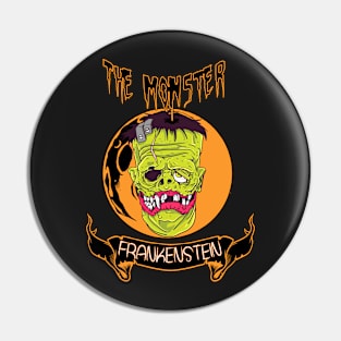 THE MONSTER FRANKENSTEIN-Happy Halloween Pin