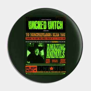 wanted wicked witch Pin