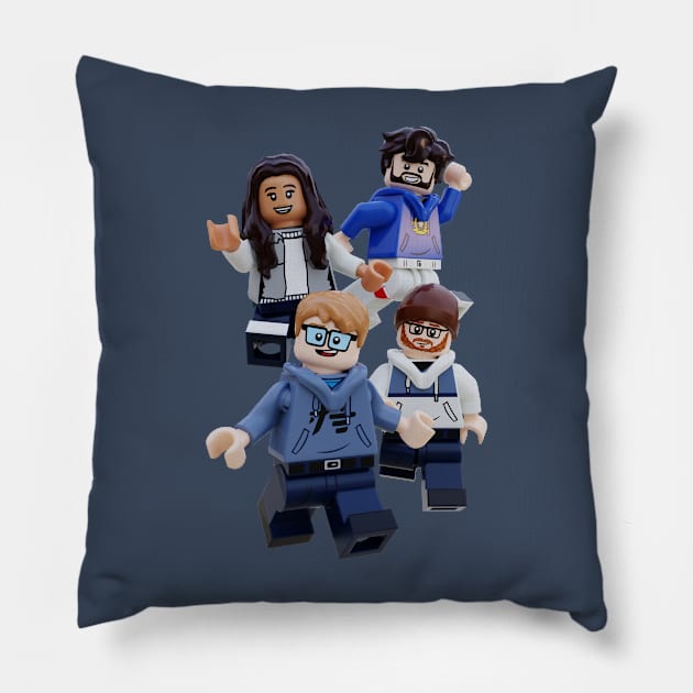 Jake And His Amazing Friends Pillow by Jacob Tucker