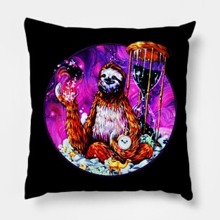 Time Master Poop Sloth Pillow