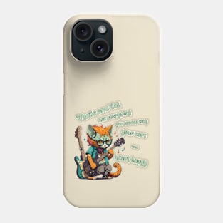 Music and Cat Phone Case