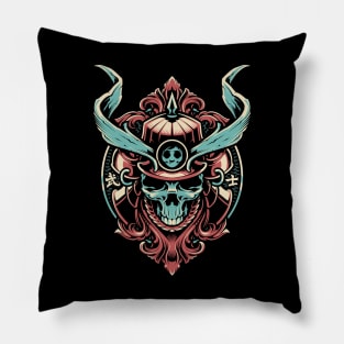 Skull Samurai Pillow