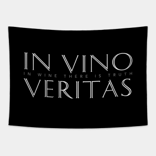 Latin Quote: In Vino Veritas Tapestry